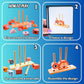Wooden Puzzles Montessori Building Blocks - Learning Educational Preschool Toys, 3D Animal Stacking Puzzles For Toddlers 3,4, 5,