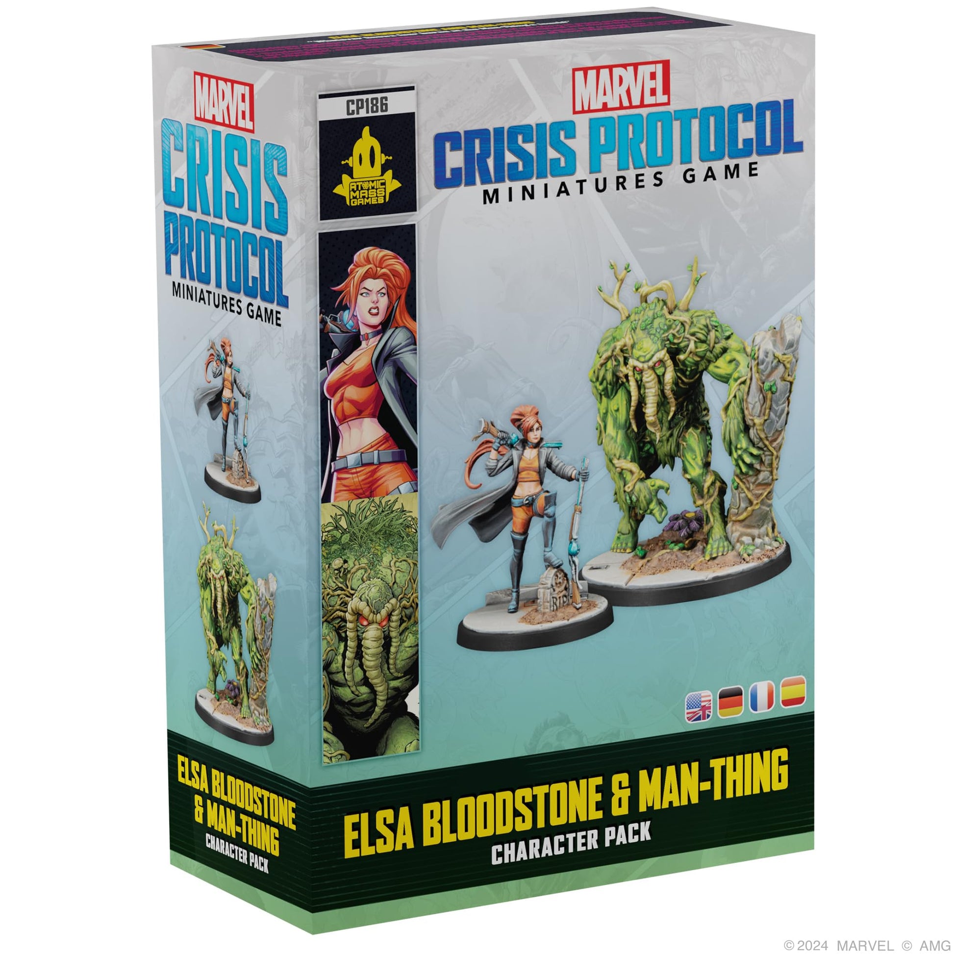 Marvel: Crisis Protocol Elsa Bloodstone & Man-Thing Character Pack - Adds New Legion of Monsters Leadership! Tabletop Superhero 