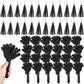 Hollowfly 48 Pack Party Noisemakers New Years Eve Party Supplies Include 24 7.5 Inch Large Hand Clappers 24 Blowers Whistle for 