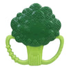 Infantino Lil’ Nibbles Silicone Teether - BPA-Free, Soft & Easy to Hold, Green, Model 216730-01