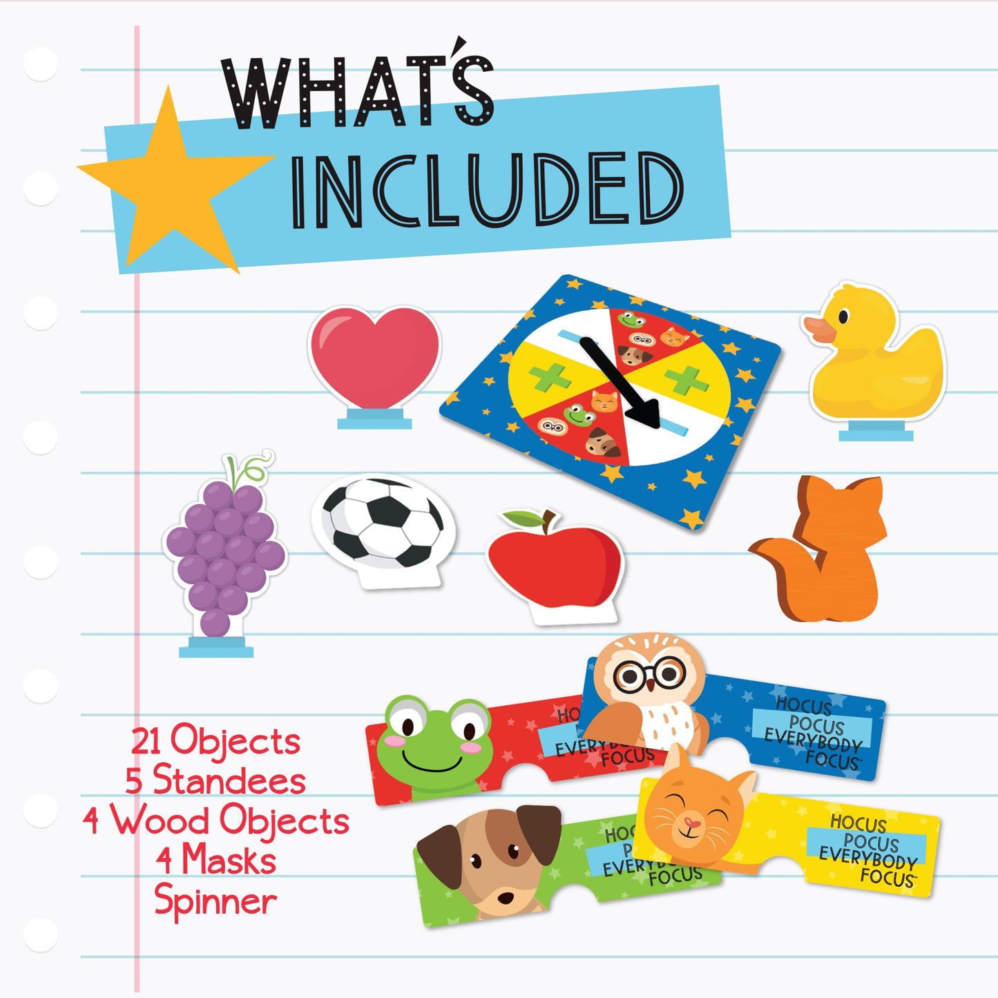 Briarpatch | Hocus Pocus Everybody Focus Game, School Readiness Game For Preschool, Travel-Friendly, Early Learning Game, Classr