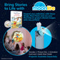 Moonlite Storytime Winnie The Pooh Don'T Be Roo-Diculous Storybook Reel, A Magical Way To Read Together, Digital Story For Projector, Fun Sound Effects, Early Learning Gift For Kids Age 1 Year And Up