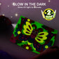 Klever Kits Glow Sand Art Kits for Kids, Glow in The Dark Sand Painting with 14 Colors, Kids Crafts, 6 Fantasy Templates & 4 DIY