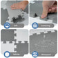 16Pcs Baby Play Mat for Floor  Foam Floor Tiles for Kids with Interlocking  Squares Foam Puzzle Carpet for Playroom  Crawling Rug for Babies 6-12 Months Toddlers 11.8 * 11.8 * 0.6In Each Grey White