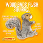 Ruffin' It Plush Dog Toy Squirrel - Large, Multi-Color, Model 7N16272-A