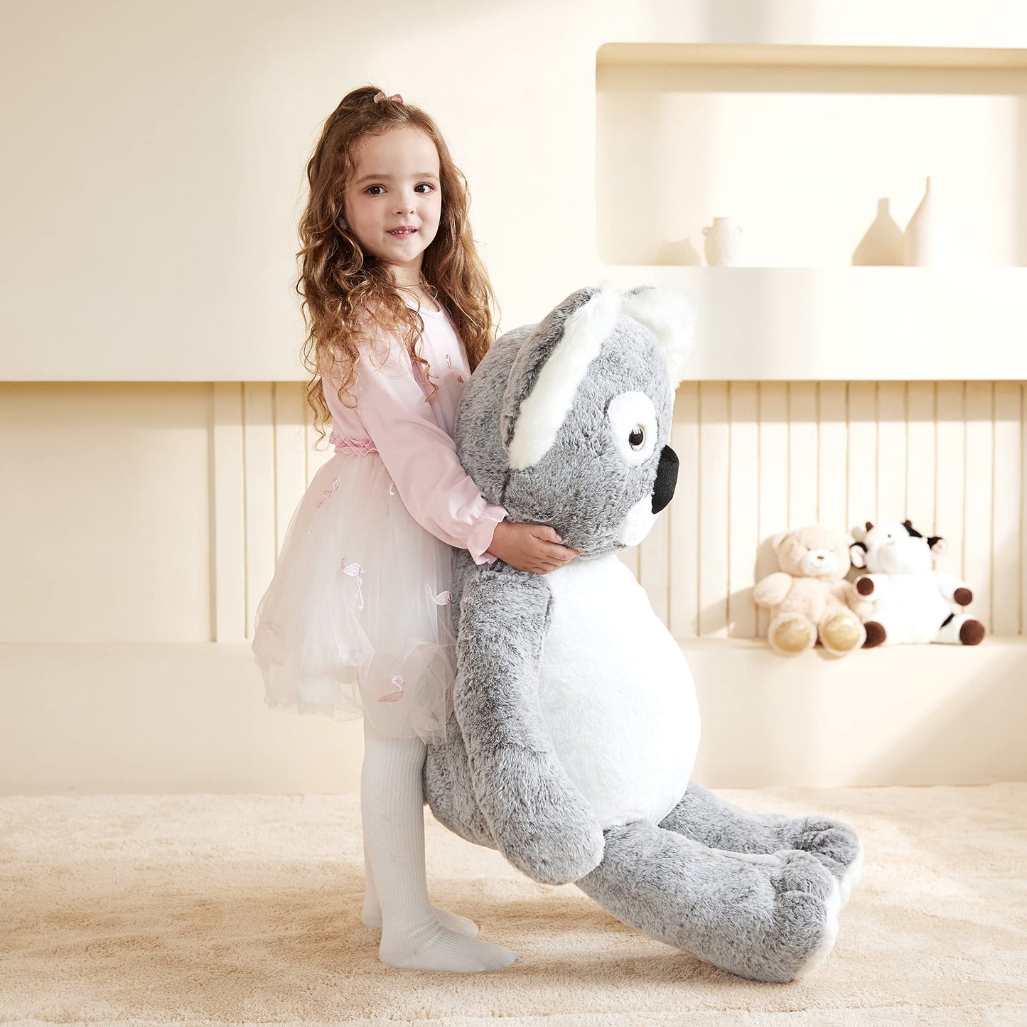 Earthsound Giant Koala Stuffed Animal Plush Toy,Large Koala Jumbo Cute Soft Toys,Big Size Huge Fluffy Plushy Oversized Fat Plush