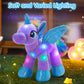 Houwsbaby 14 Purple LED Light Up Unicorn Stuffed Animal,Unicorn Plush Toy,Glowing Horse Plush Toy Night Light Glitter Present