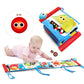 Yookidoo First Soft Cloth Baby Book - Lights and Music (0 to 12 Months). Essential Toy for Infant and Newborns Playmats Promote