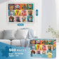500 Piece Puzzles For Adults,Beautiful Wild Animals Jigsaw Puzzle For Adults Kids Seniors,Recycled Cardboard Dogs Puzzle 500 Piece,Family Activity Great Gift For Family Friends 20.5 * 15 Inch