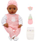 Baby Born My Real Baby Doll Harper - Dark Brown Eyes: Realistic Soft-Bodied Baby Doll Ages 3 & Up, Sound Effects, Drinks & Wets, Mouth Moves, Cries Real Tears, Eyes Open & Close, Pacifier
