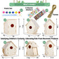 24 Pack Large DIY Bird Houses Kits for Kids, Kids Craft Kits Wood Houses for DIY Crafts Class Parties, 24 Birdhouse Kits with 24