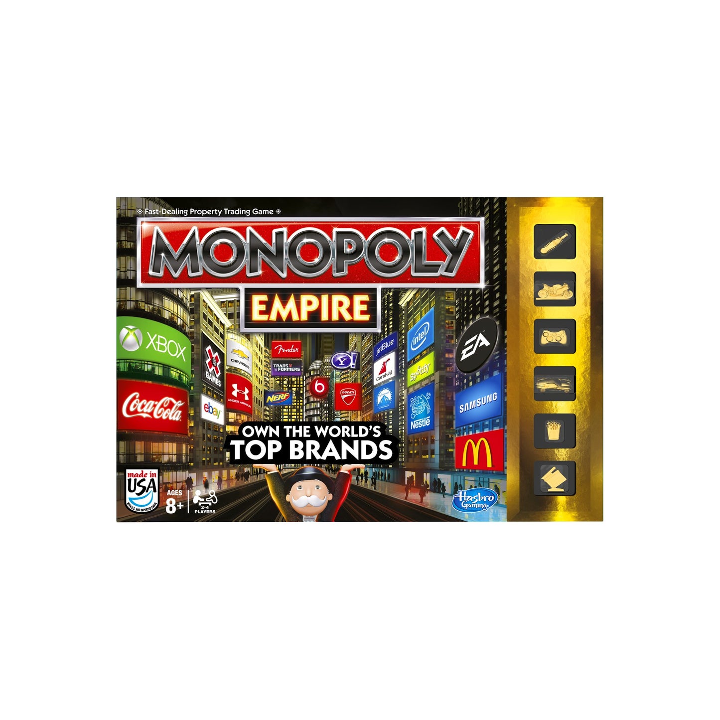 Monopoly Empire Game - Multi-color Cardboard Board Game for Family Fun
