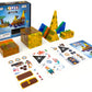 Tytan Tiles Pirate Ship & Island 60-Piece Magnetic Tiles Building Set, Fun Kids Stem Toy, Creative Play, Shape & Pattern Recogni