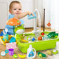 Play Sink with Running Water, Kitchen Play Sink Toy with Electric Faucet, Play Kitchen Accessories, Floating Pool Toys & Fishing