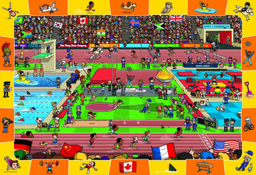 Eurographics Spot & Find Olympics Puzzle (100-Piece)