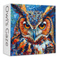 Pickforu Owl Puzzles 1000 Pieces, Bird Art Puzzles Hard, Impossible Difficult Jigsaw Puzzles 1000 Pieces Owl Painting, Challenging Puzzles As Owl Decor