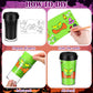 Yiyiring 12 Set Color Your Own Jack O Lantern Panting Cups - 10 oz Plastic Mug Crafts for Halloween Party Gifts & Home Project A
