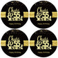 Sumerk 48 Pcs Cheers To 55 Stickers Large Bottle Stickers 55Th Birthday Stickers Card Seals 2 Inches Round Happy Birthday Party