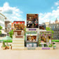 CUTEROOM DIY Doll House Miniature Furniture Wooden House Kit with Dust Cover & LED Light and Accessories - New Three Styles QT S