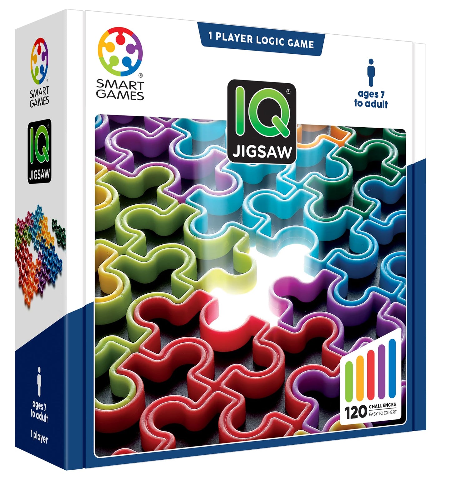 SmartGames IQ Jigsaw 120 Challenges for Ages 7 - mature-themed