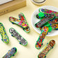 Sosation 18 Pcs Mini Finger Skateboard Christmas Party Gift Favors Mini Skateboards Novelty Fingerboard Decorations Fingertips M