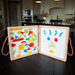 Fat Brain Toys Magnetic Creation Station - Arts & Crafts for Ages 3-4, Multicolor, 20.5 x 10.25 x 0.75 inches, Mixed Materials