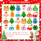 24 Sets Christmas Squishy Stress Toys,24 Slow Rising Relief Stress Foam Squishies With 24 Filler Containers For Xmas Stocking Goodie Bag Stuffers For Kids,Carnival Raffle Prize Gifts Party Favors