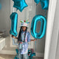 40 Inch Blue 1 Balloon For First Birthday, 1St Number Balloons Birthday Decorations For Girl Boy Kids Toddler Baby, One Giant Nu