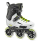 Rollerblade Lightning 110 Unisex Adult Urban Inline Skate, White And Black