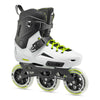Rollerblade Lightning 110 Unisex Adult Urban Inline Skate, White And Black