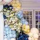 Blue Yellow Balloon Arch Kit, Blue Yellow Balloon Garland With Maca Blue Yellow And White Latex Balloons, Blue Yellow Balloon Ar