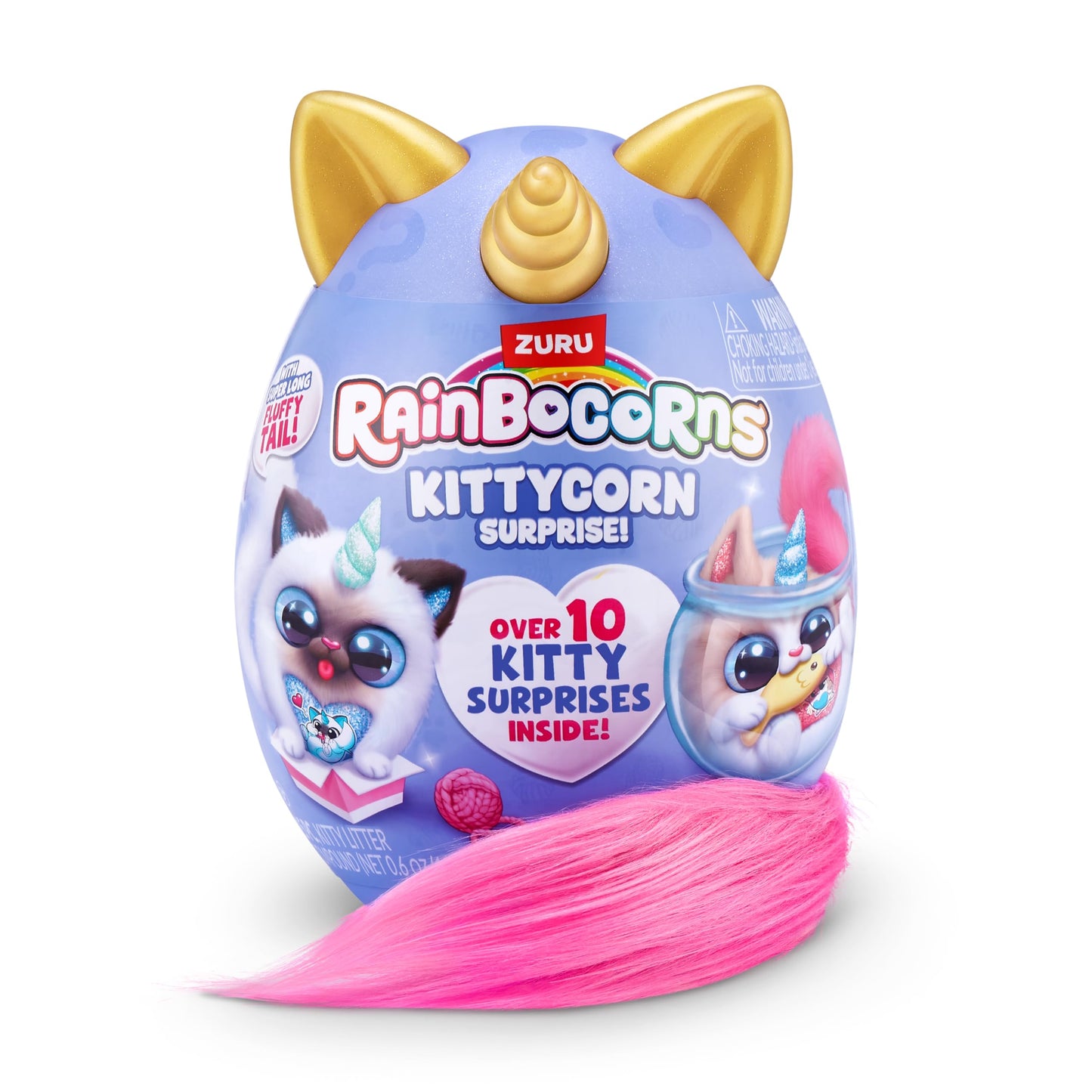 Kittycorn Surprise Series 3 (Norwegian Forest Cat) by ZURU  Plush Toy  Collectible Plush Stuffed Animal  Slime  Surprise Eggs for Girls
