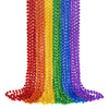 SHAOQINLIN 24 PCS Pride Beads Necklaces, Pride Accessories, Rainbow Beads Necklaces Bulk, Gay Lesbian Pride Month Parade Throws