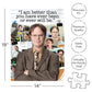 Aquarius The Office Dwight Schrute Puzzle (500 Piece Jigsaw Puzzle) - Officially Licensed The Office Merchandise & Collectibles - Glare Free - Precision Fit - 14 X 19 Inches