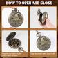 Banloga D&D Dice Set,7PCS Metal Dice for Dungeons and Dragons,Mini Dice Set with Pocket Watch Case,Role Playing Board Games Acce