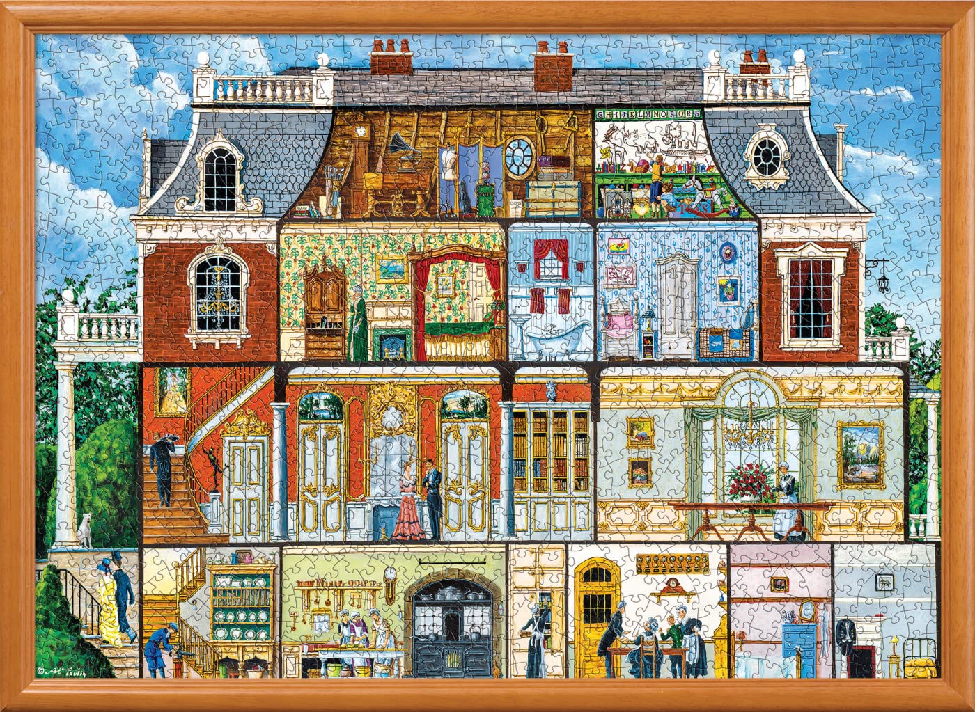 Masterpieces 1000 Piece Jigsaw Puzzle For Adults, Family, Or Youth - Walden Manor House - 19.25''X26.75''