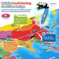 Qiaojoy Bilingual Interactive World Map For Kids Learning And Educational Toys, Talking Electronic Kids World Map I-Poster Geogr