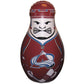 Fremont Die NHL Colorado Avalanche Inflatable Bop Bag, 40" Tall, Vinyl, White, Model 87522