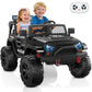 ANPABO 24V 2 Seater Ride on Toy Truck w/EVA Tires, 4X200W Motors, 4 Shock Absorbers, 2.4G Remote Control, Bluetooth Radio, LED H