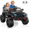 ANPABO 24V 2 Seater Ride on Toy Truck w/EVA Tires, 4X200W Motors, 4 Shock Absorbers, 2.4G Remote Control, Bluetooth Radio, LED H