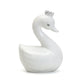 Child To Cherish Ceramic Swan Piggy Bank (Silver)