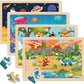 Puzzles For Kids Ages 4-6, 4 Packs 24 Piece Wooden Jigsaw Puzzles For Toddlers 2-4, Preschool Educational Puzzles Boards Toys Gifts For 3 4 5 6 Boys Girls