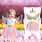 Hamsily Unicorn Costume & Fairy Costume For Girls: Princess Dress Up Clothes For Little Girls, Toddler Costume With Tutu, Wings, And Shoes Princess Costume For Age 3 4 5 6 Year Old Girl Birthday Gifts