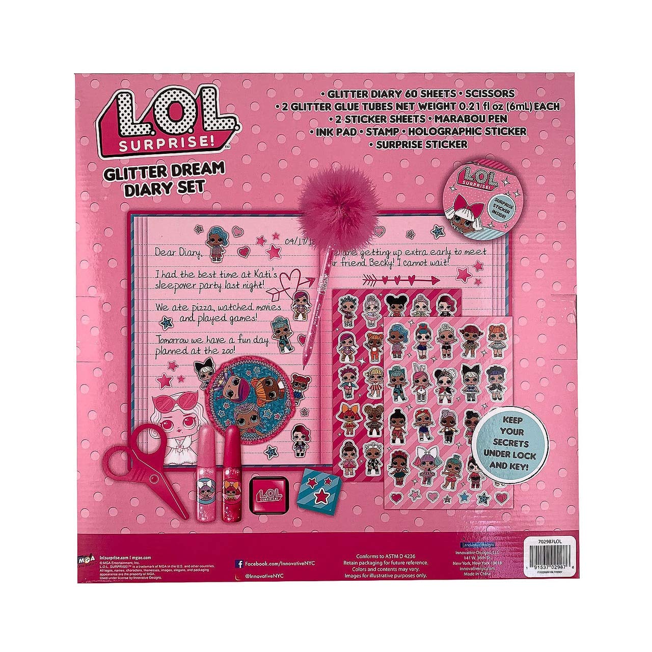 Glitter Dream Diary Set Lol! Surprise Standard