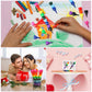 Sayglossy Stacking Crayons - 60 Colorful Crayon Sets with Card Sticker - Perfect for Valentine's Day Gifts, Classroom Rewards, and Party Supplies