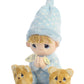 Aurora - Precious Moments - 9.5' Prayer Boy - Spanish, Beige/Blue