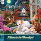 Ceaco - Harmony - Image World - Kittens In The Moonlight - 500 Piece Jigsaw Puzzle