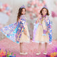 LIMIROLER Princess Dress Up Toys Princess Dress Up Clothes Rainbow Mermaid Cape Kit 9 Pcs Gift Set for Little Girls 3-8 Years Ol