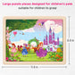 Synarry Large Unicorn Mermaid Princess Fairy Wooden Kids Puzzles 4 In 1 Gift Box(12.2*9.4 In) - Fsc Certified, Puzzles For Toddlers 3-5, Puzzles For Kids Ages 4-6, Toys Gifts For 3 4 5 Year Old Girls