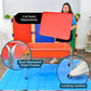 Children'S Factory 24'' Large Sensory Table, Portable Sandbox, Water Table For Kids, Red